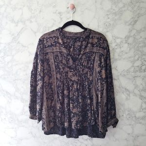 Lucky Brand | Boho Paisley Blouse Sz Large